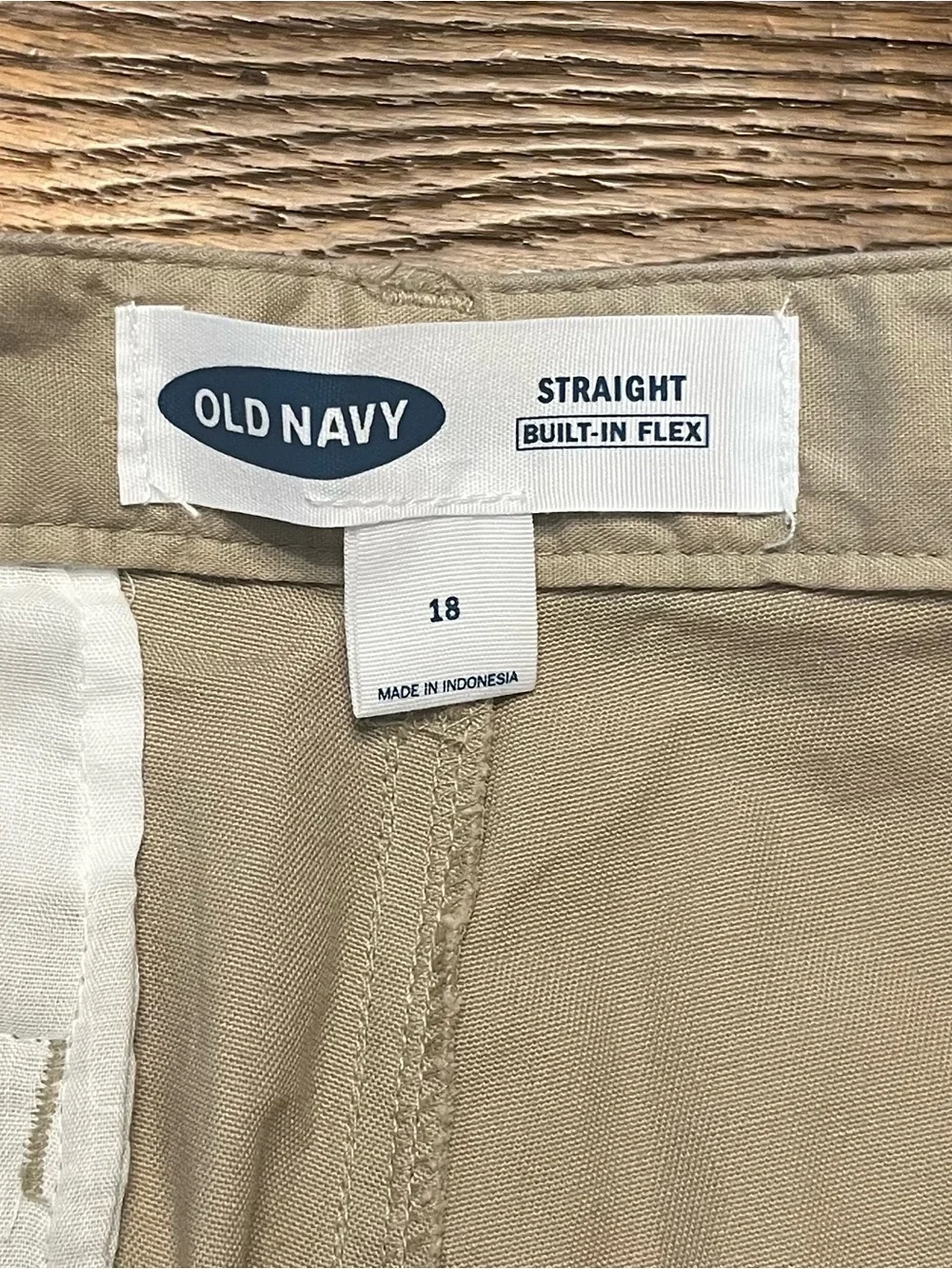 Old Navy boys khakis size 18